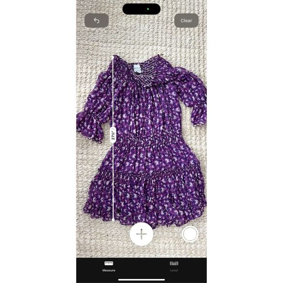 NWOT MISA Los Angelas Marisol Dress in Purple Floral, $350, Small - Picture 8 of 9